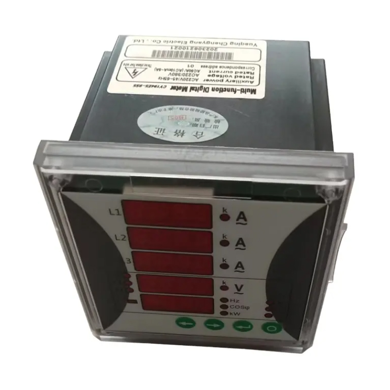 three-phase current and voltage power digital meter